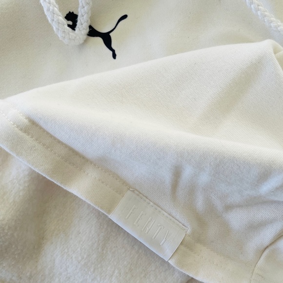 PUMA RIHANNA FENTY Women’s Cropped Hoodie Sweatshirt, Size: 0 /S - Picture 4 of 8